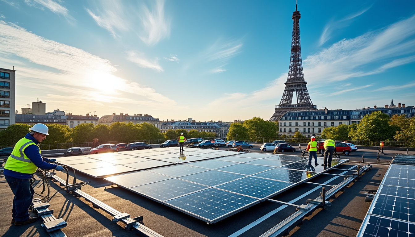 Des panneaux géothermiques s&rsquo;installent dans les parkings de Paris