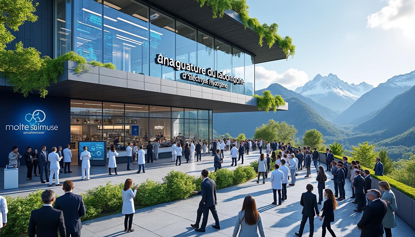 Inauguration d&rsquo;un laboratoire à Grenoble dédié à l&rsquo;innovation dans l&rsquo;électrolyse de l&rsquo;hydrogène