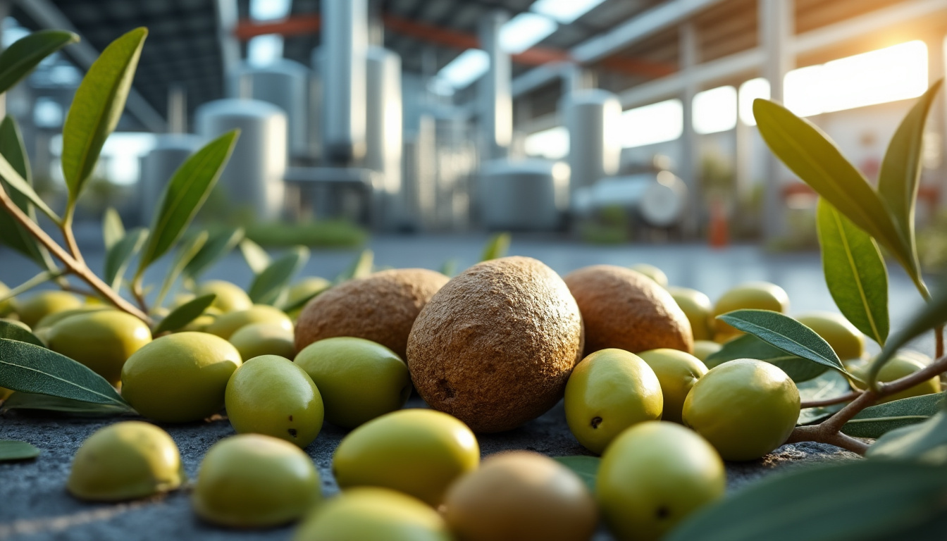 Le noyau d’olive comme biocarburant